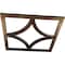Ekena Millwork Statesman Architectural Grade PVC Pierced Medallion, 22"OD x 14 1/8"ID x 3/4"P, Antiqued Bronze CMPP22X22STABZ - alternate 3